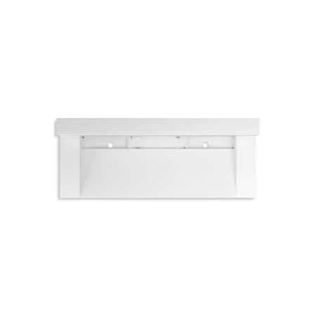 Kohler 60In Wall-Mount Trough Lavatory System With Backsplash In Miami White 81027-BSS-KEH